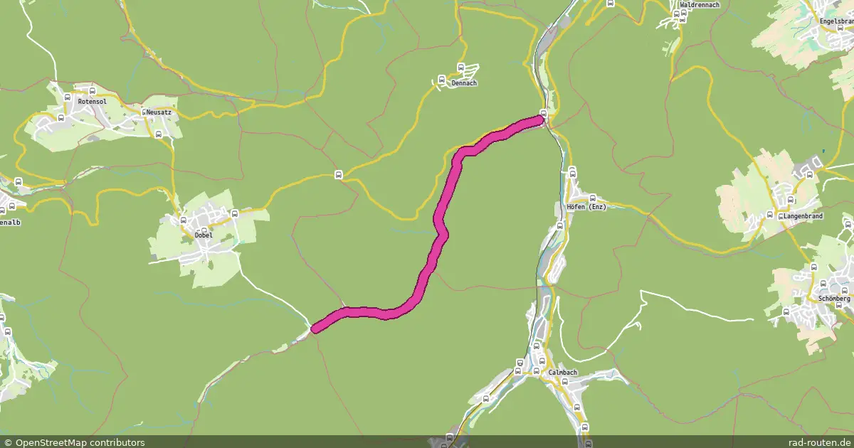 DE:BW:ENZ – Fernradroute auf Rad-Routen.de