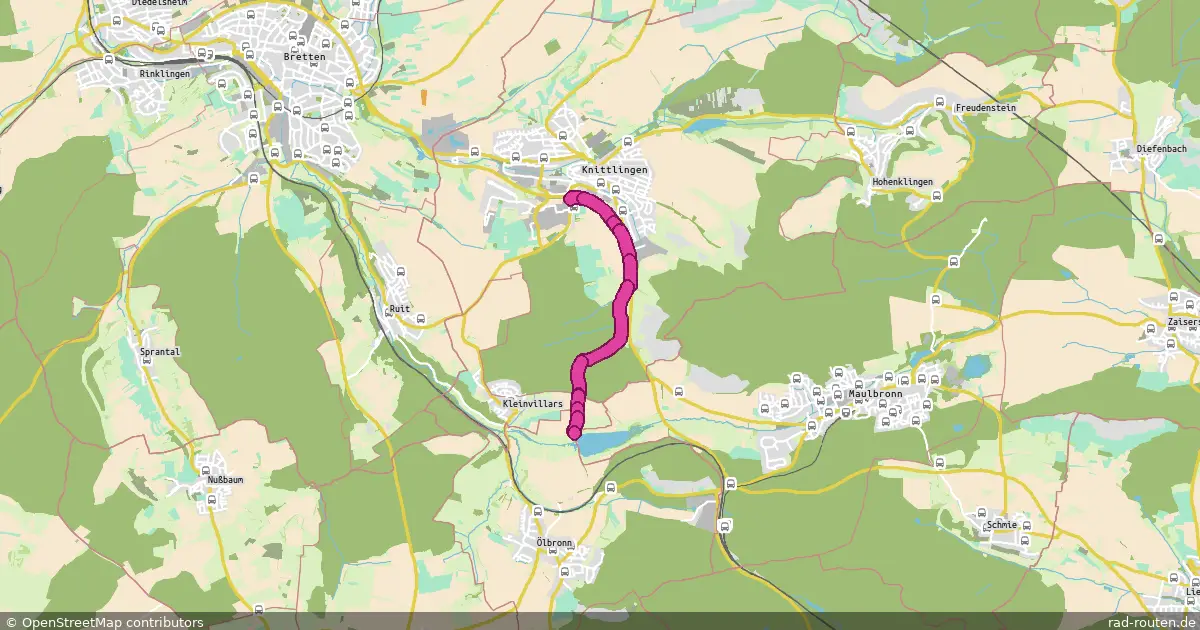 DE:BW:ENZ – Fernradroute auf Rad-Routen.de