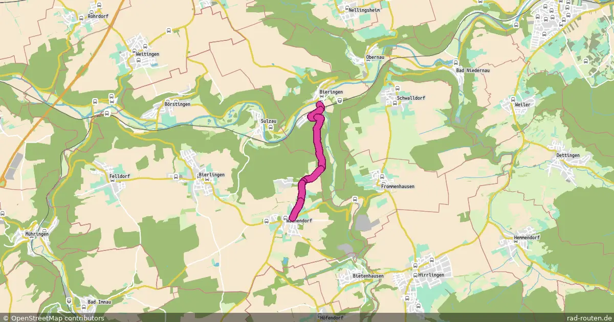DE:BW:TÜ – Fernradroute auf Rad-Routen.de