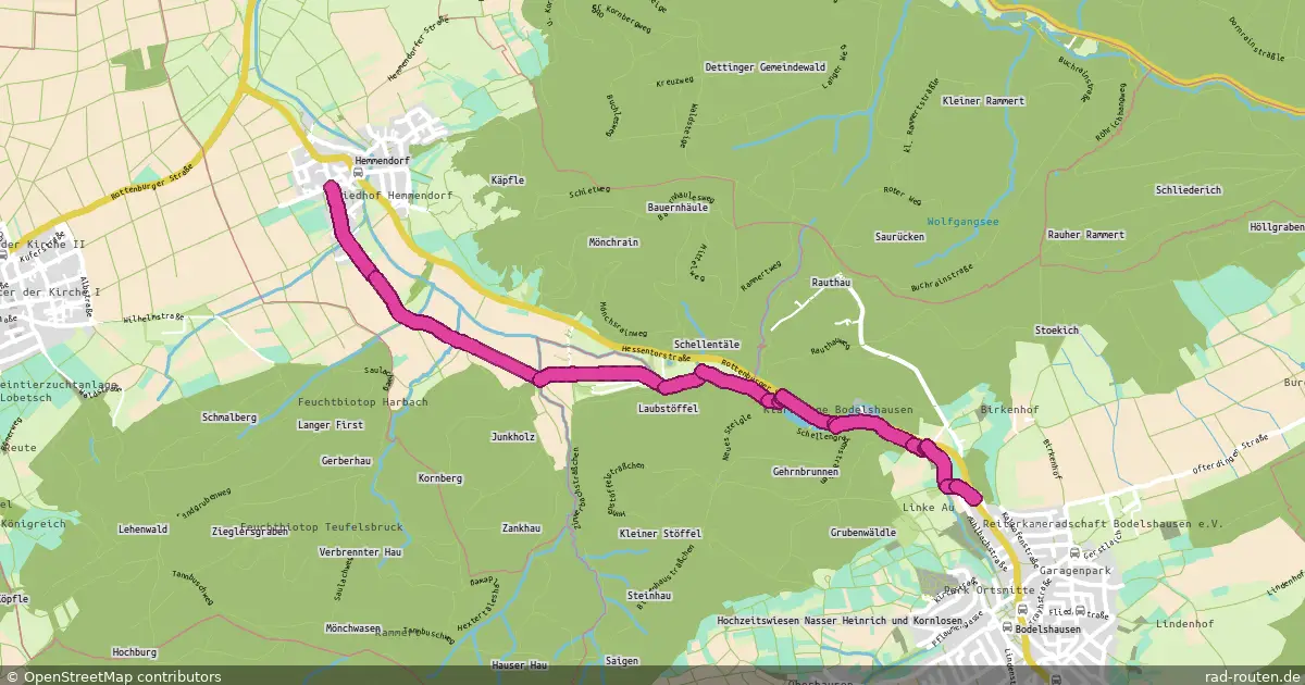 DE:BW:TÜ – Fernradroute auf Rad-Routen.de
