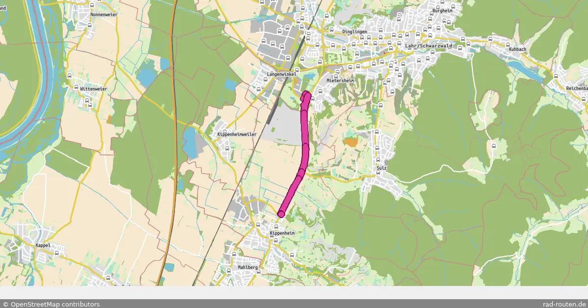 DE:BW:OG – Fernradroute auf Rad-Routen.de