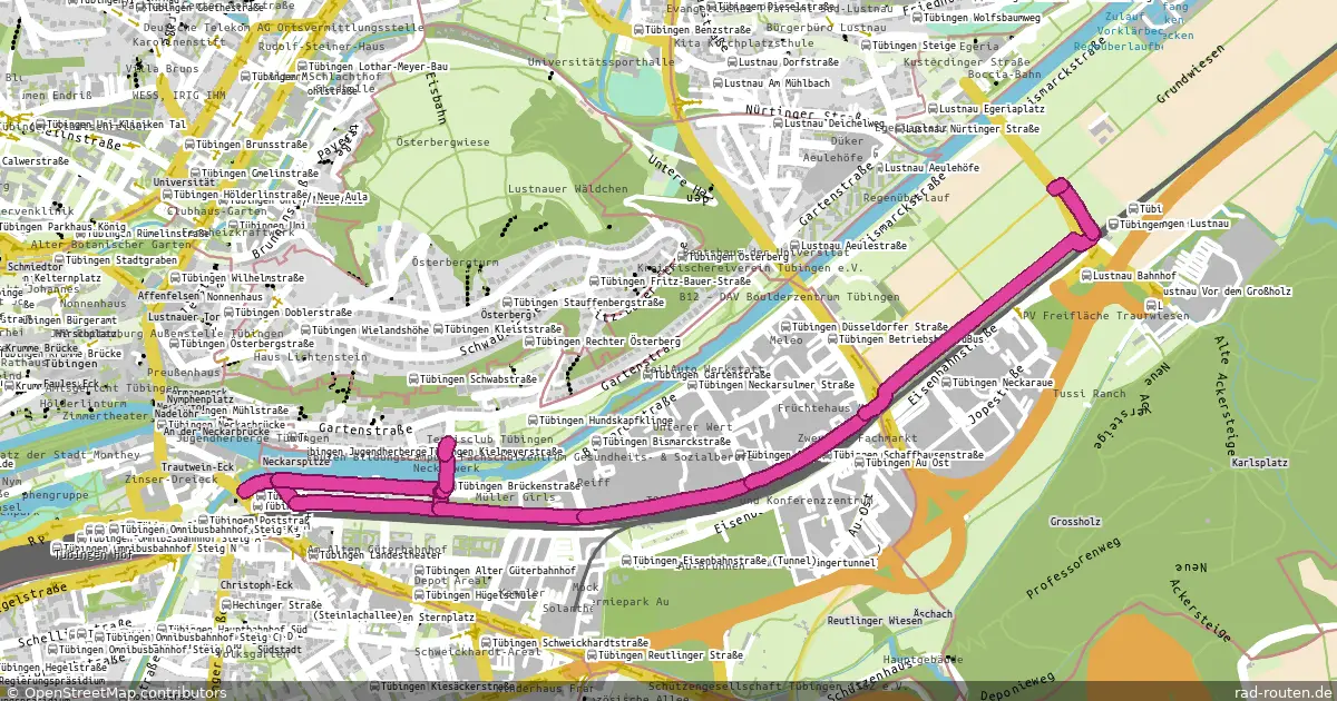 DE:BW:TÜ – Fernradroute auf Rad-Routen.de