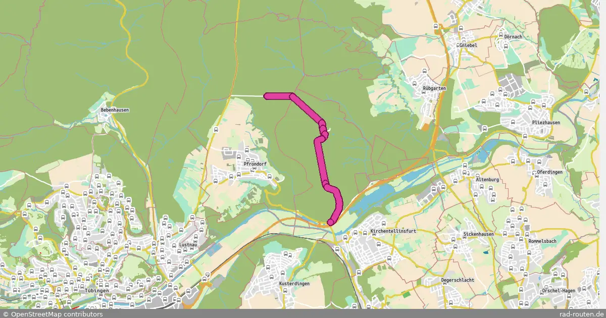 DE:BW:TÜ – Fernradroute auf Rad-Routen.de
