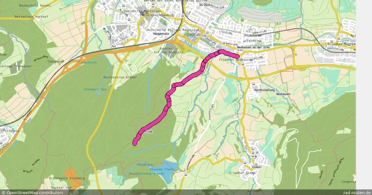 DE:BW:RT – Fernradroute auf Rad-Routen.de