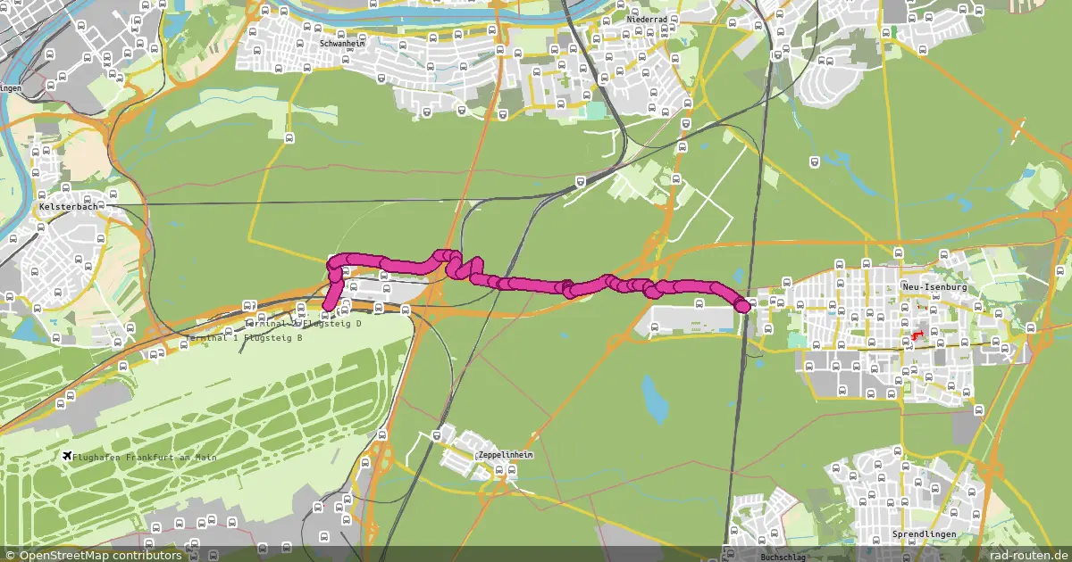 Radroute Frankfurt am Main – Neu-Isenburg