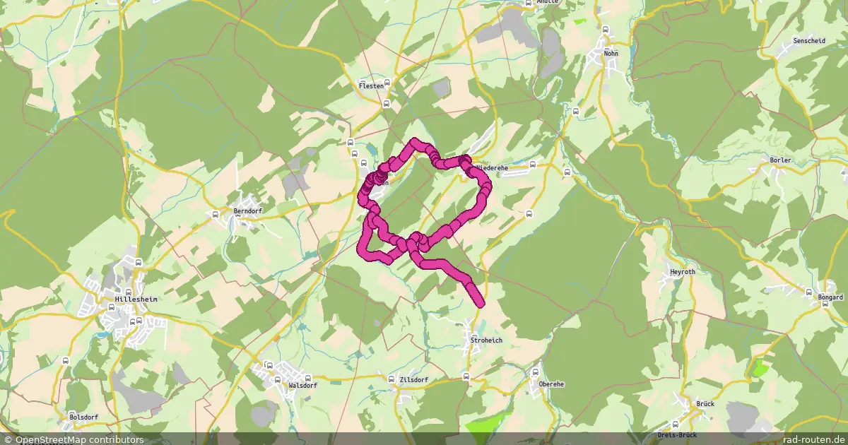 Radroute Kerpen – Berlingen – Fernradroute auf Rad-Routen.de