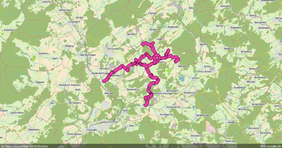 Radroute Oberehe-Stroheich – Oberehe-Stroheich – Fernradroute auf Rad-Routen.de
