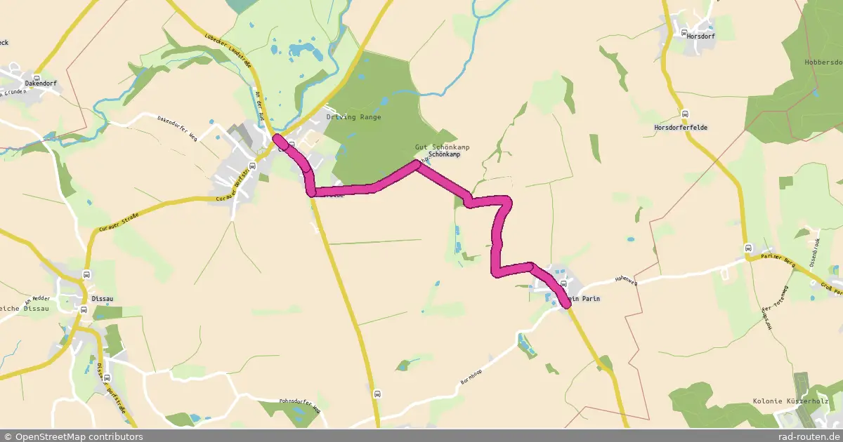 Radroute Stockelsdorf – Stockelsdorf
