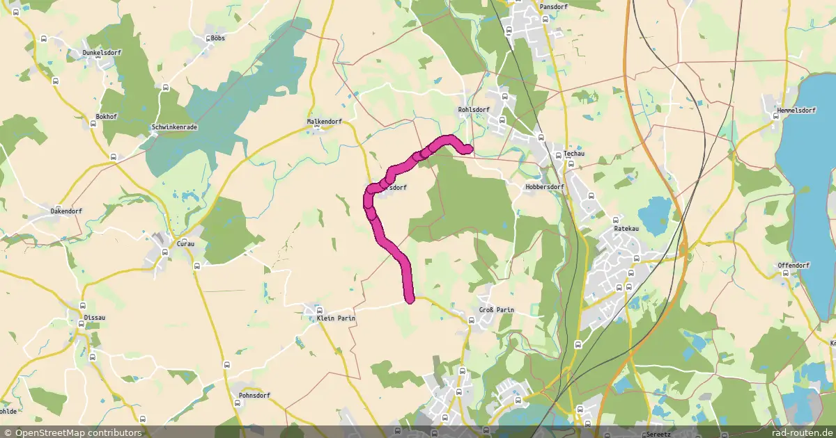 Radroute Bad Schwartau – Ratekau – Fernradroute auf Rad-Routen.de