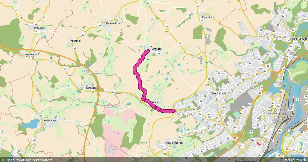 Radroute Stockelsdorf – Stockelsdorf