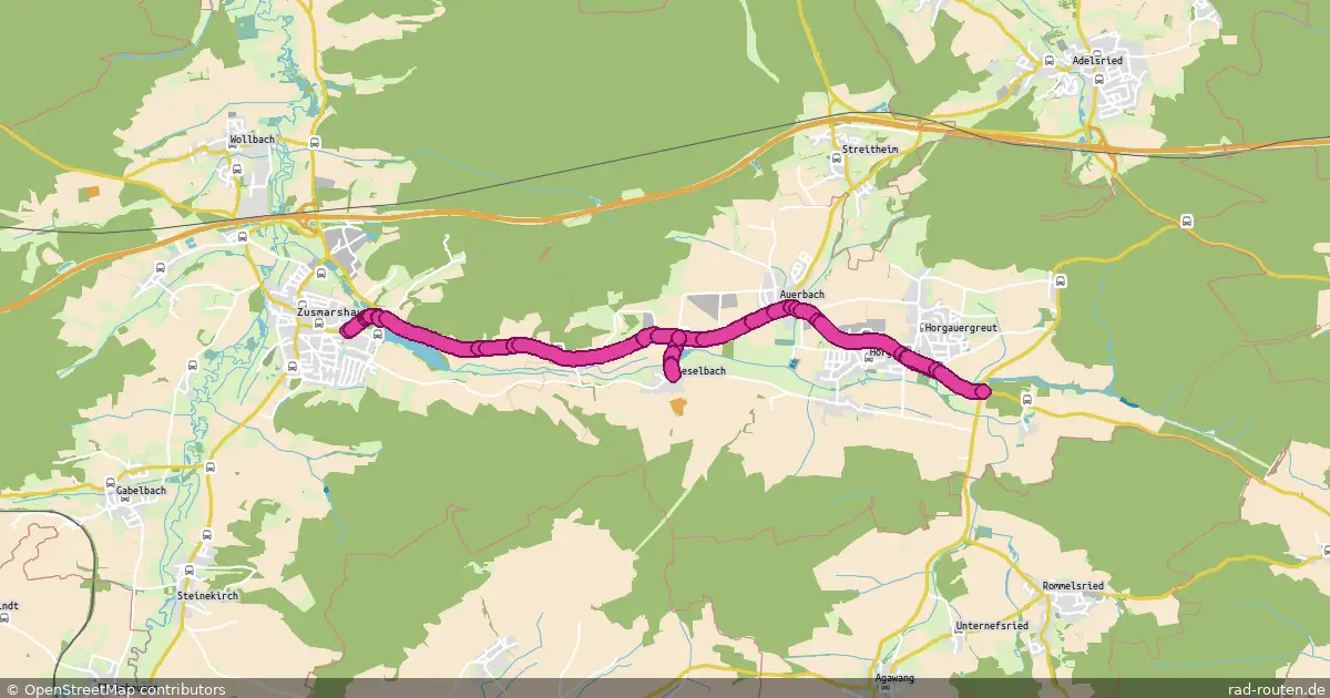 Radroute Zusmarshausen – Horgau