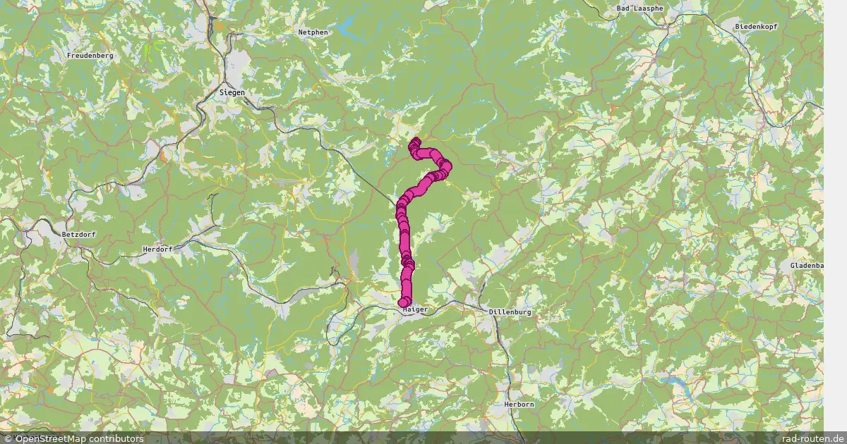 Radroute Netphen – Haiger