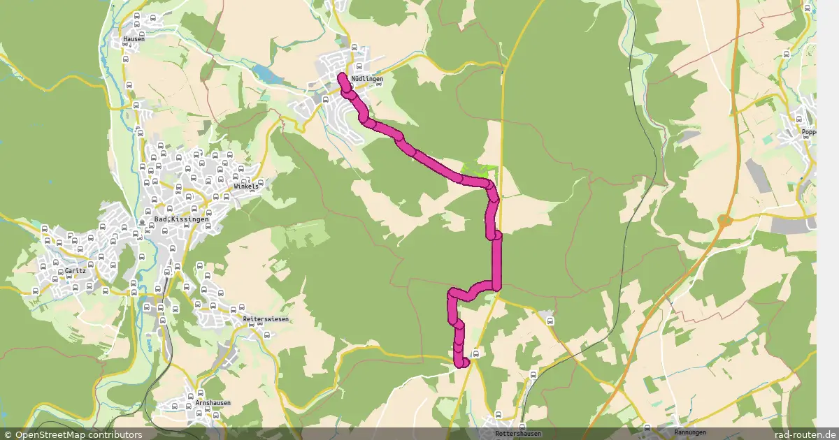 Radroute Oerlenbach – Nüdlingen – Fernradroute auf Rad-Routen.de