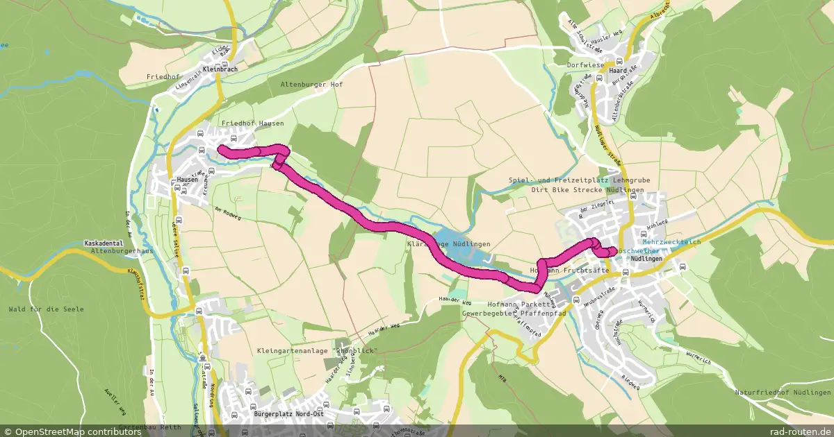 Radroute Nüdlingen – Bad Kissingen – Fernradroute auf Rad-Routen.de