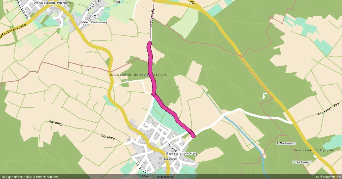 DE:BW:CW – Fernradroute auf Rad-Routen.de