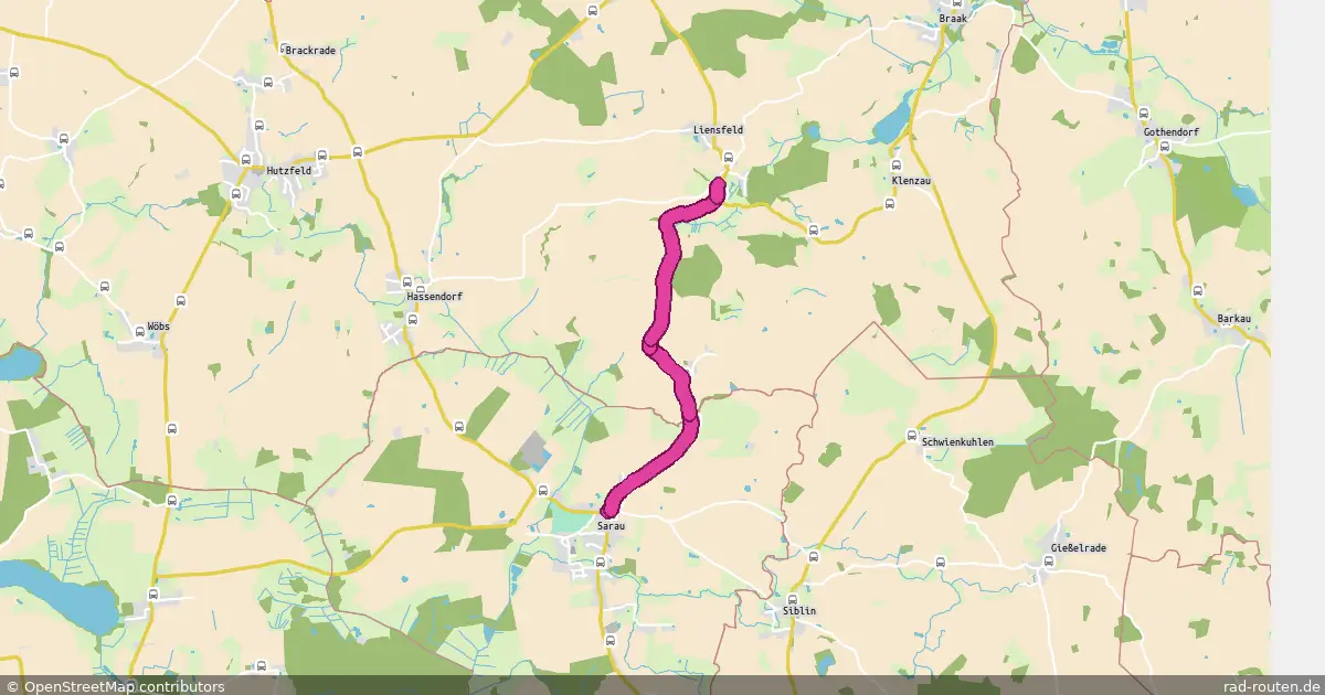 Radroute Glasau – Bosau – Fernradroute auf Rad-Routen.de