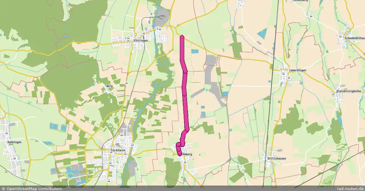 Radroute Ettringen MN 30 – Amberg – Fernradroute auf Rad-Routen.de