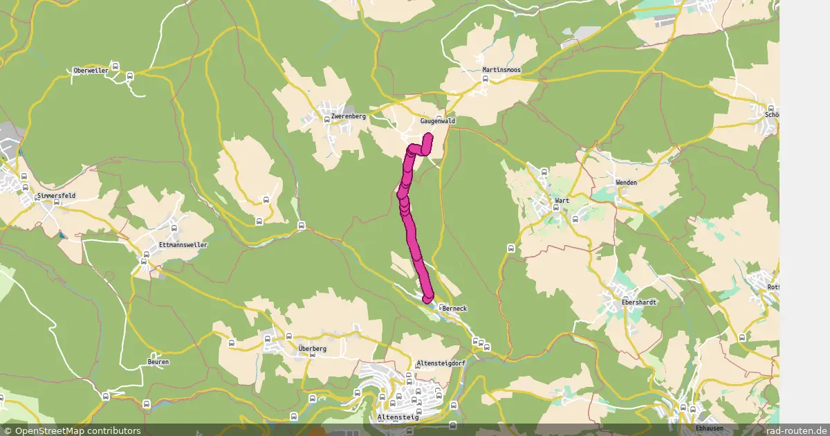 DE:BW:CW – Fernradroute auf Rad-Routen.de