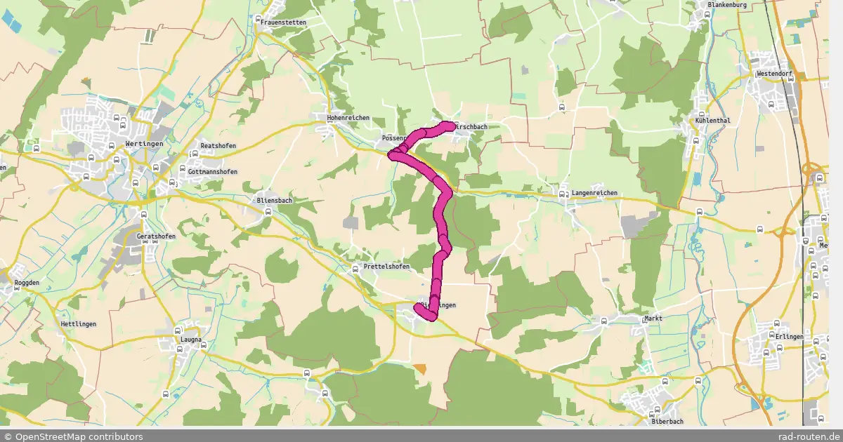 Radroute Hirschbach – Rieblingen – Fernradroute auf Rad-Routen.de