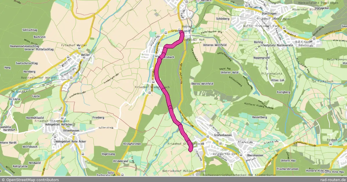 DE:BW:ENZ – Fernradroute auf Rad-Routen.de