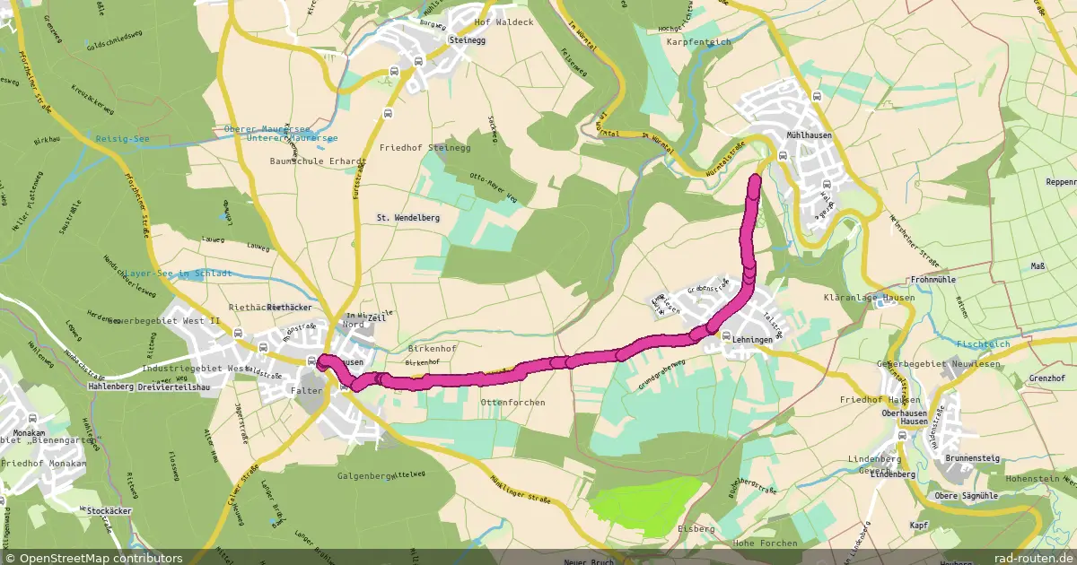 DE:BW:ENZ – Fernradroute auf Rad-Routen.de