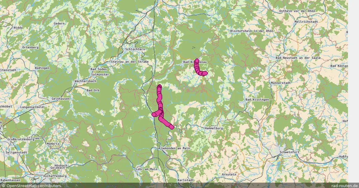 Radroute Schondra – Burgsinn