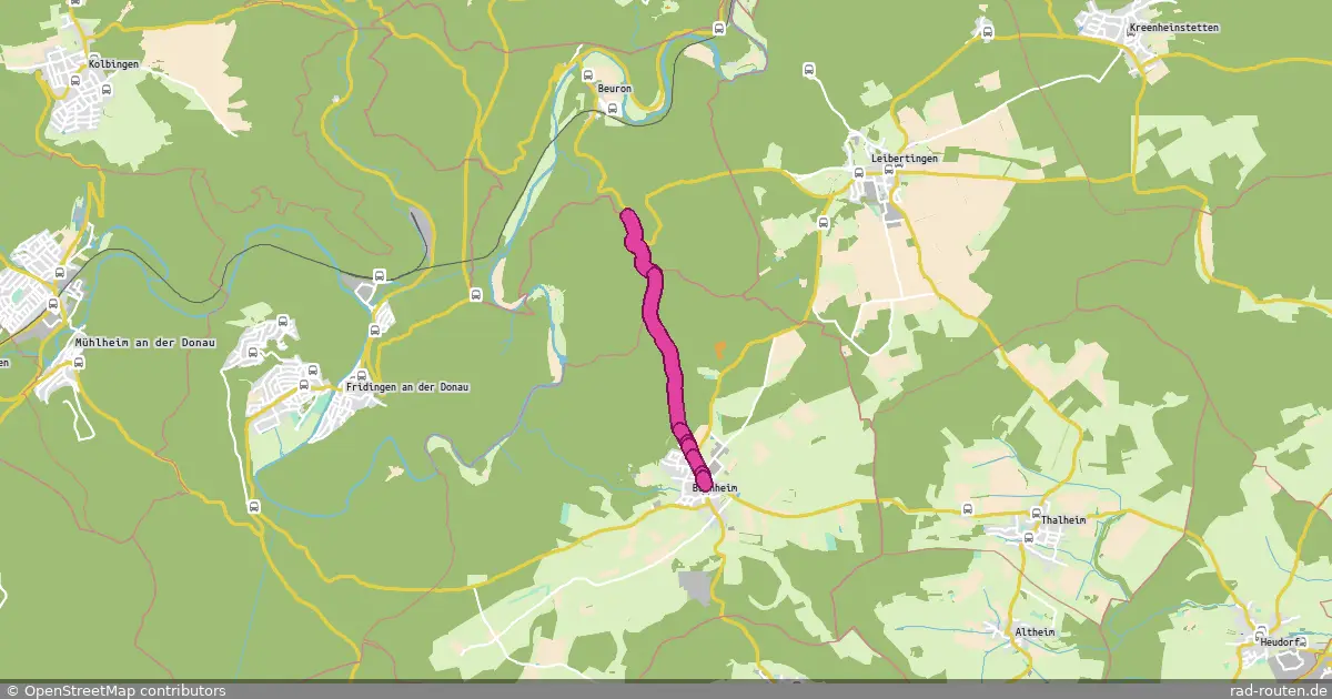 DE:BW:TUT – Fernradroute auf Rad-Routen.de