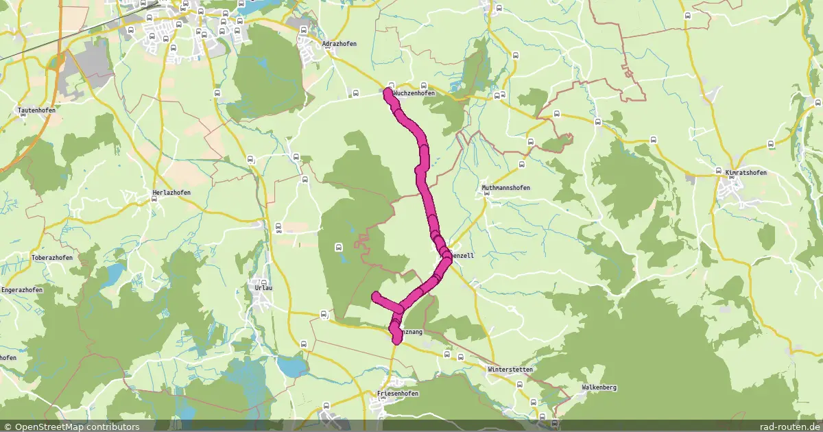 Radroute Leutkirch im Allgäu – Leutkirch im Allgäu – Fernradroute auf Rad-Routen.de