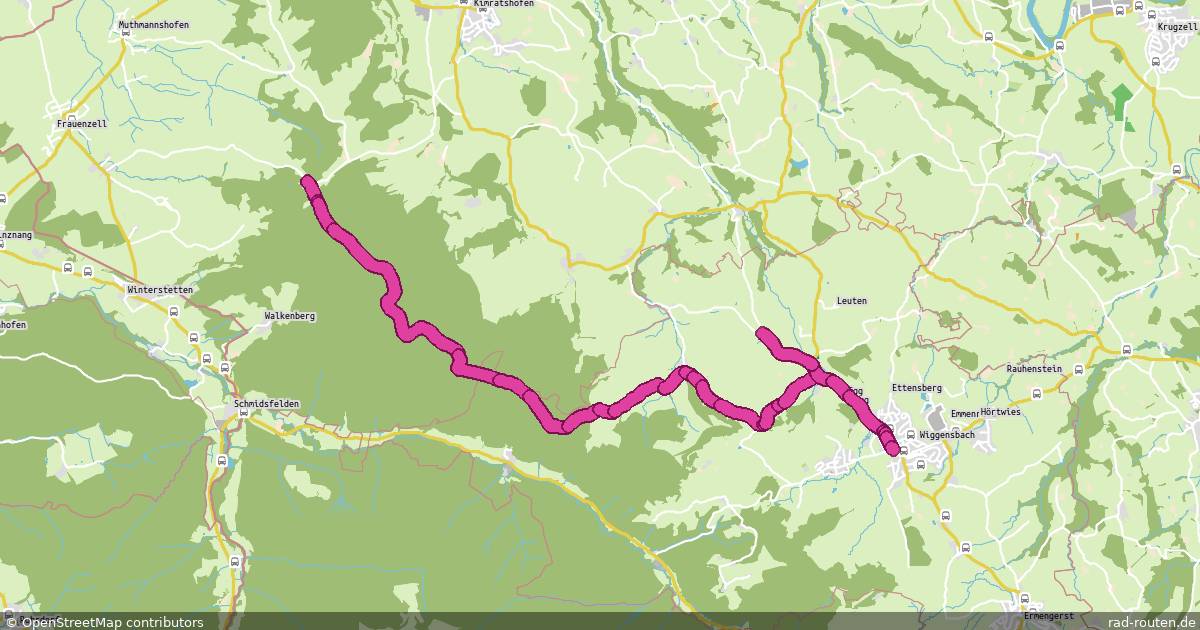 Radroute Altusried – Wiggensbach – Fernradroute auf Rad-Routen.de