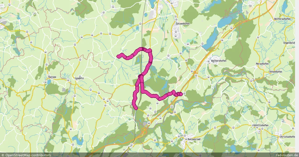 Radroute Kißlegg – Kißlegg