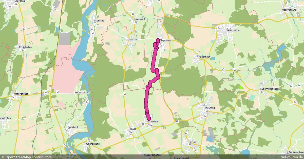 Radroute Lengenfeld – Pflugdorf – Fernradroute auf Rad-Routen.de