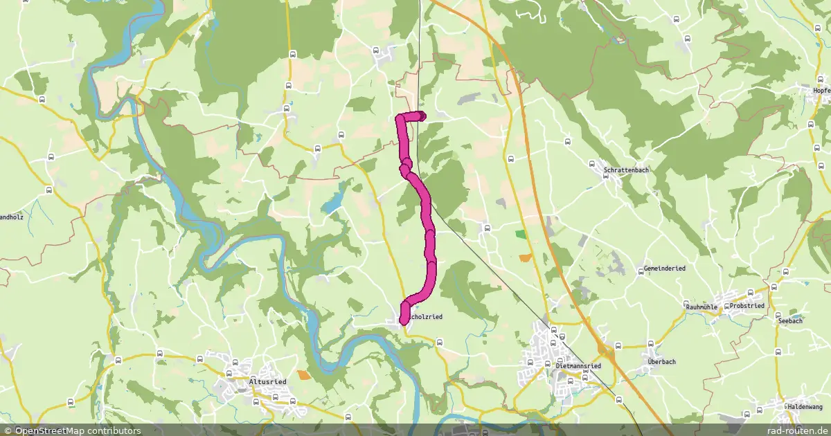 Radroute Dietmannsried – Dietmannsried – Fernradroute auf Rad-Routen.de