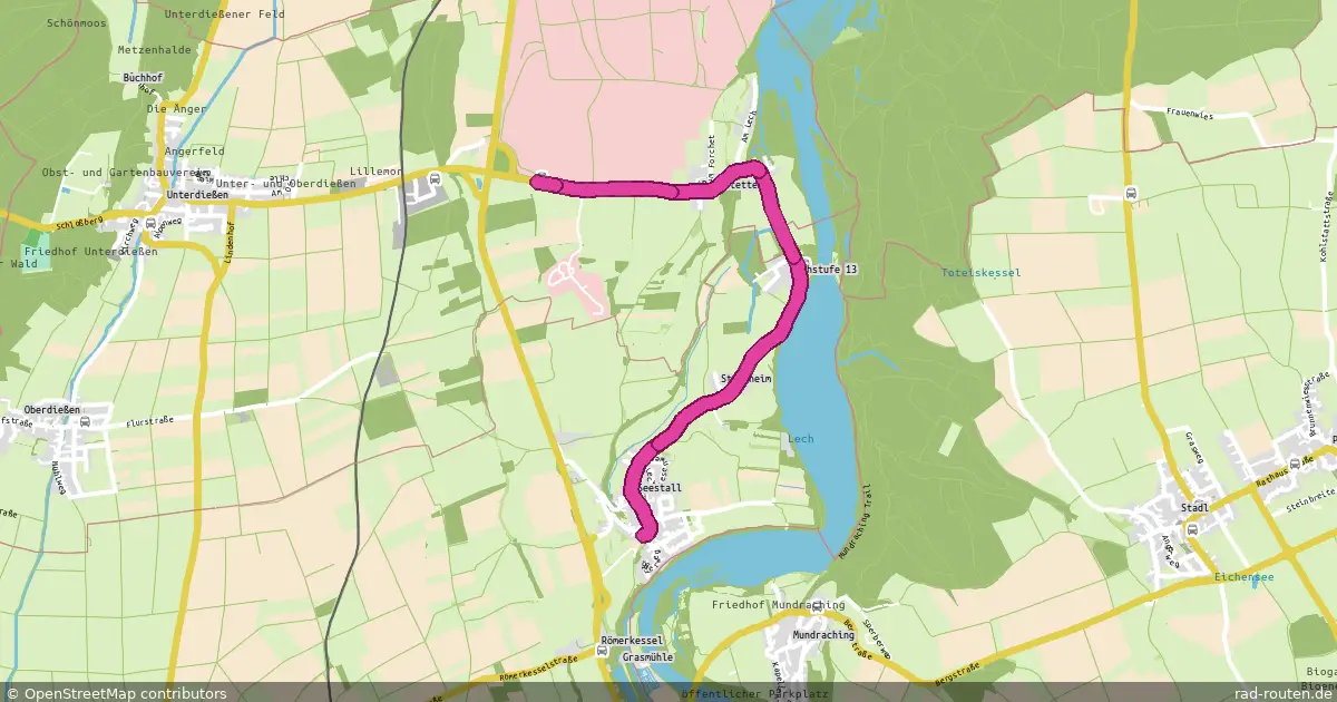 Radroute Dornstetten-West – Seestall – Fernradroute auf Rad-Routen.de