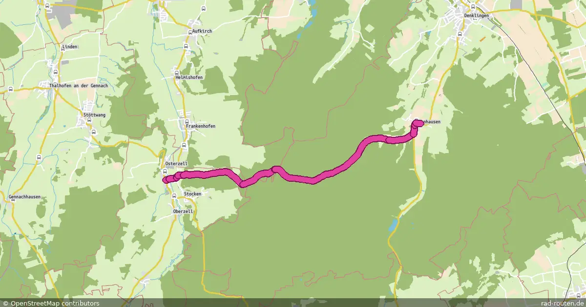 Radroute Osterzell – Dienhausen
