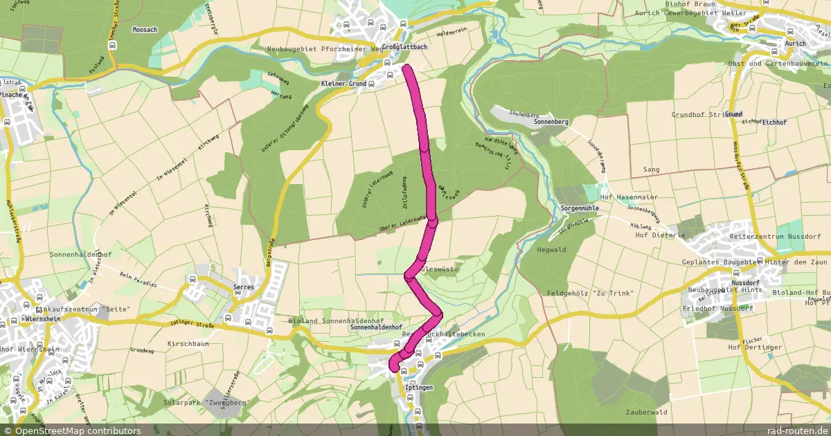 DE:BW:ENZ – Fernradroute auf Rad-Routen.de