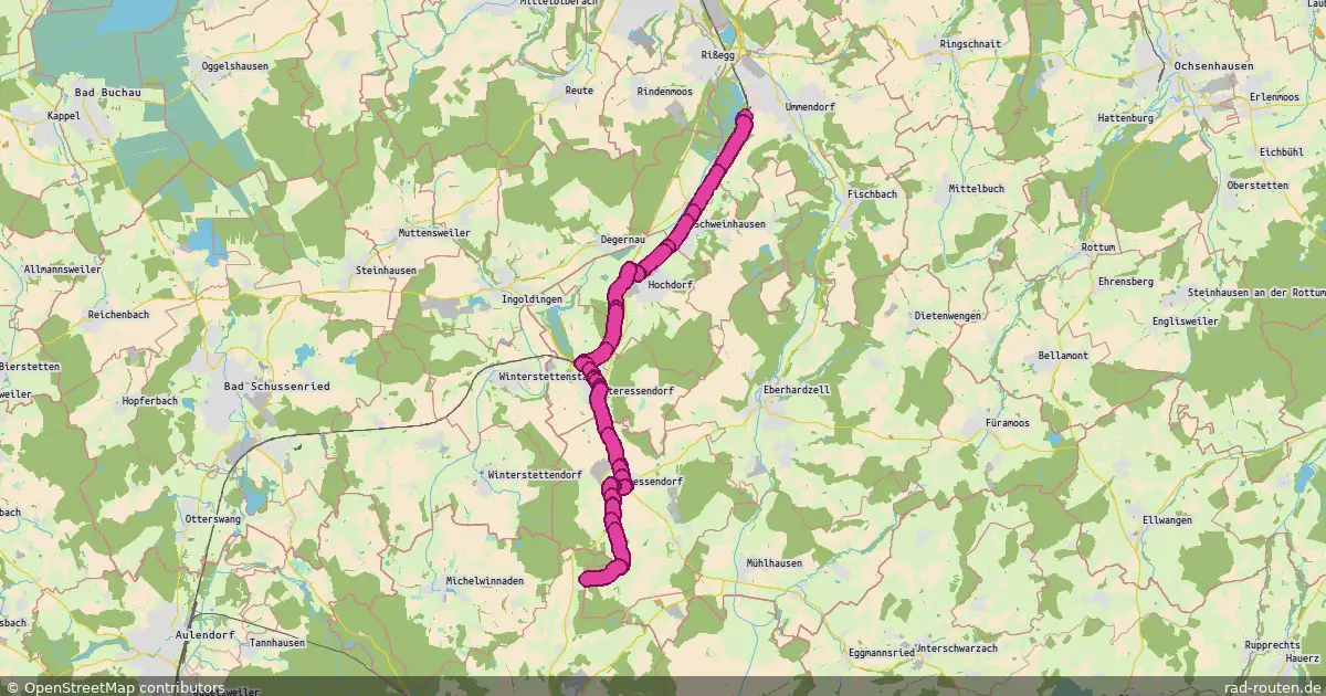 Radroute Ummendorf – Bad Waldsee