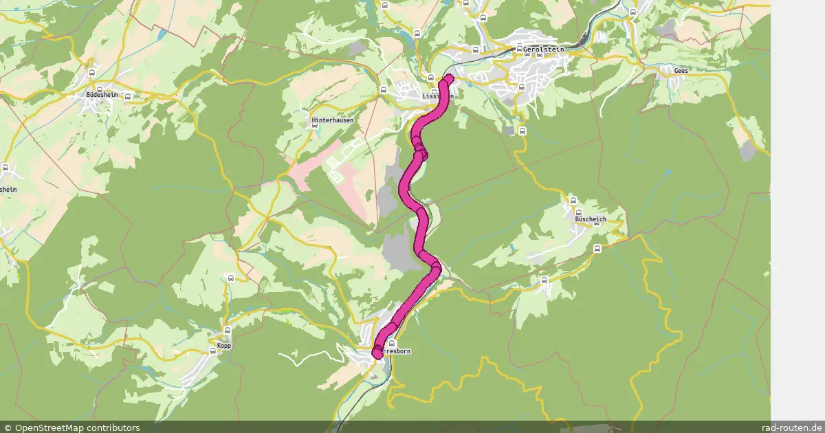 Radroute Gerolstein – Birresborn