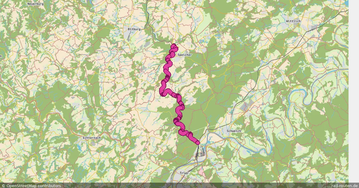 Radroute Philippsheim – Trier