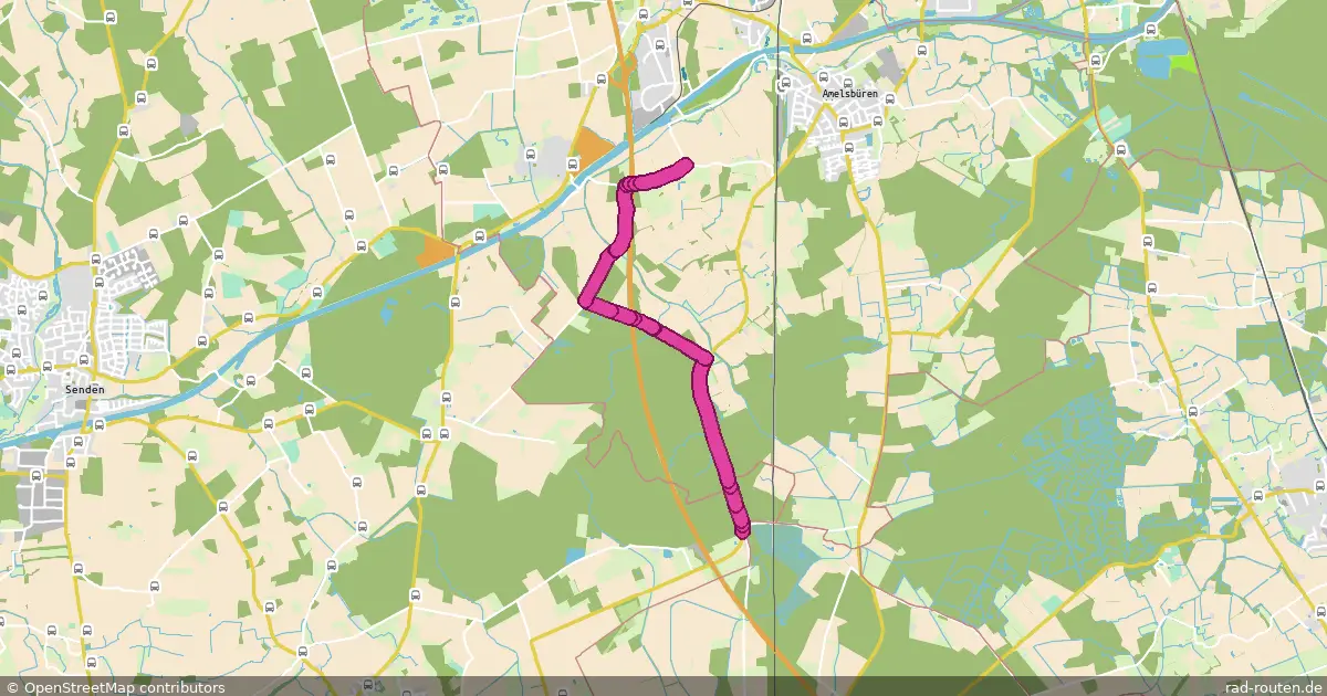 Radroute Senden – Münster – Fernradroute auf Rad-Routen.de