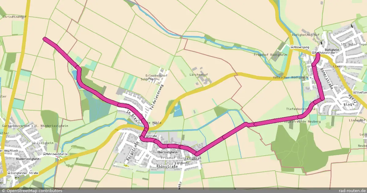 Radroute Bruchköbel – Neuberg – Fernradroute auf Rad-Routen.de