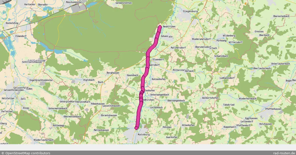 Radroute Mainburg – Neukirchen