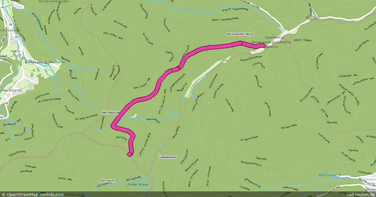 Radroute Dobel – Gernsbach – Fernradroute auf Rad-Routen.de