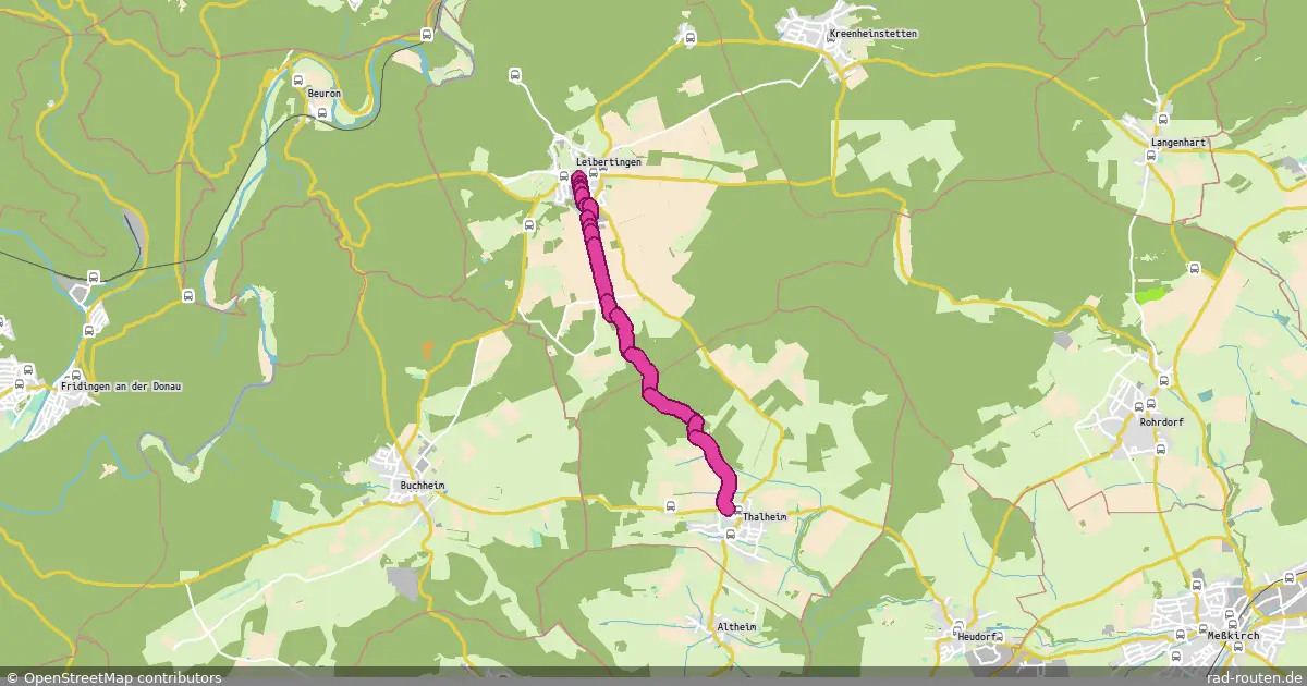 DE:BW:SIG – Fernradroute auf Rad-Routen.de