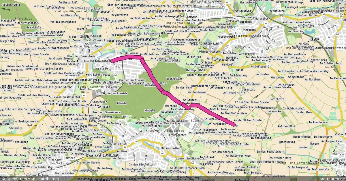 Radroute Schöneck – Schöneck – Fernradroute auf Rad-Routen.de