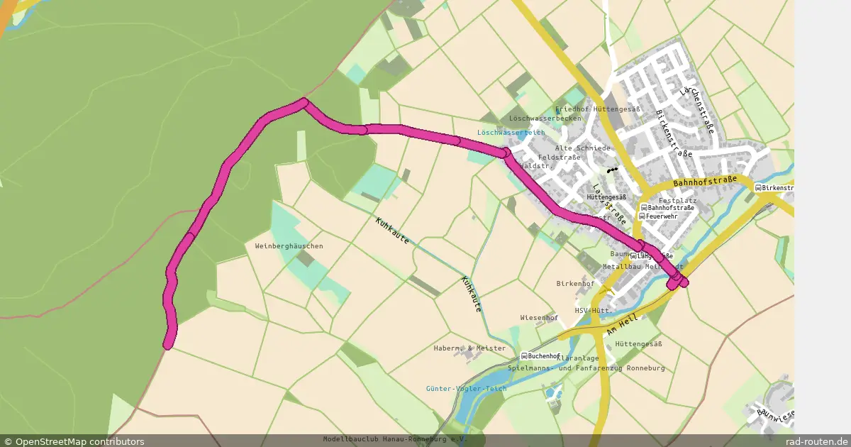 Radroute Ronneburg – Ronneburg – Fernradroute auf Rad-Routen.de