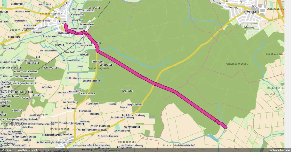 Radroute Nidderau – Nidderau – Fernradroute auf Rad-Routen.de