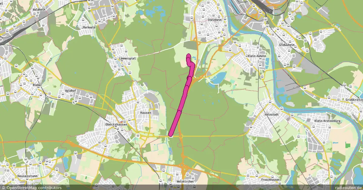 Radroute Hanau – Rodgau – Fernradroute auf Rad-Routen.de