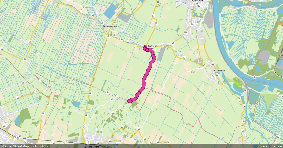 Radroute Lemwerder – Ganderkesee – Fernradroute auf Rad-Routen.de