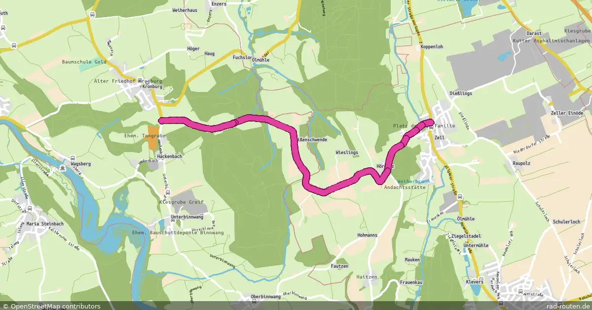 Radroute Bad Grönenbach – Kronburg – Fernradroute auf Rad-Routen.de