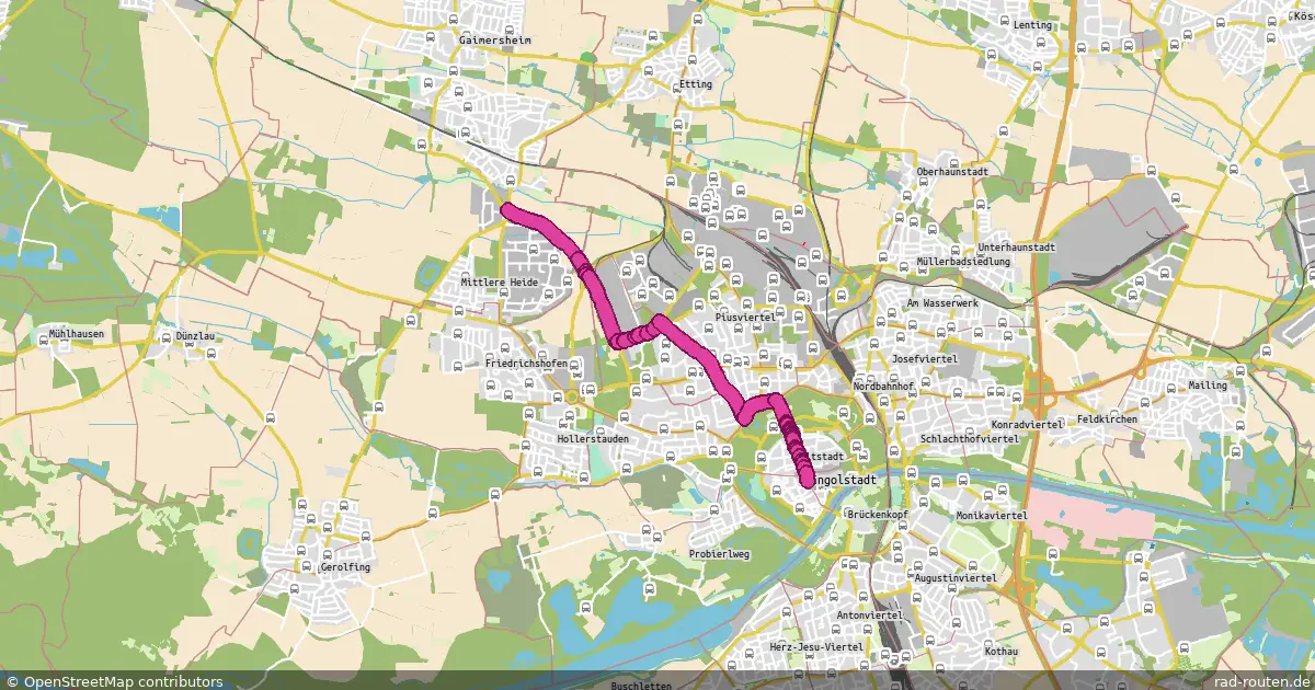 Radroute Donau – Altmühl – Fernradroute auf Rad-Routen.de
